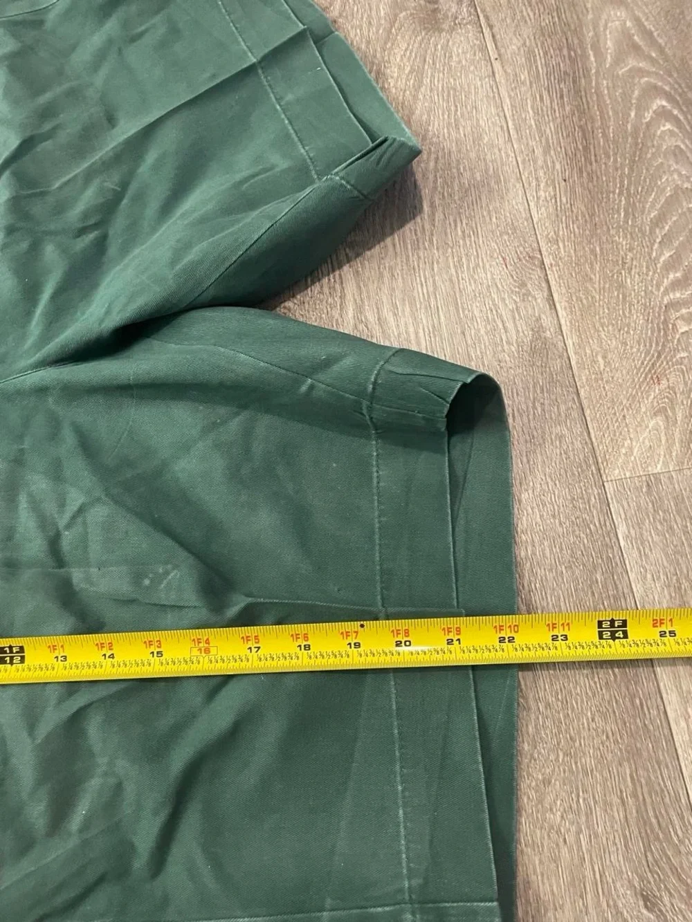 Vintage 90s Polo Ralph Lauren Green Shorts Mens 34 Chino Pleated